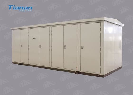 Subestação compacta industrial pré-fabricada da distribuição de poder para 50Hz exterior